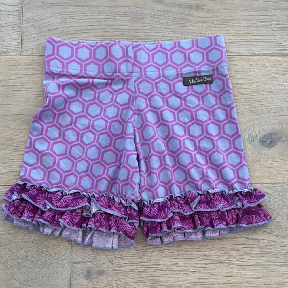 Matilda Jane Lavender and Magenta Ruffle Shorties